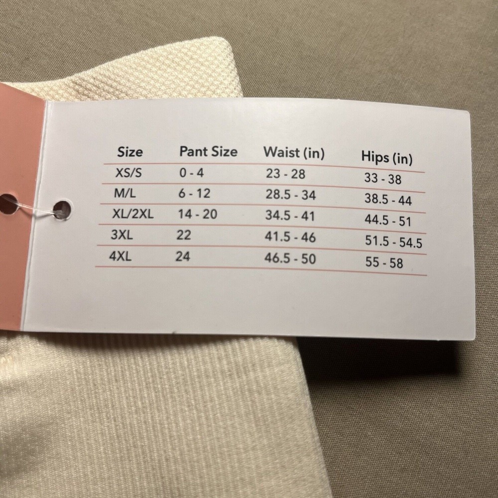 Shapermint Essentials Women's High Waisted Shaper Panty XL/2XL Beige Anti-Slip - Picture 4 of 6